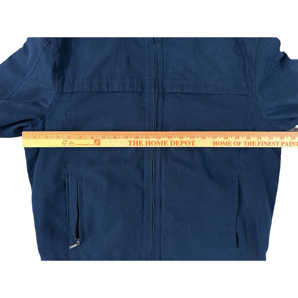 Dockers Stain Defender Men's Lined Soft Jacket Blue Size Medium - Picture 5 of 9